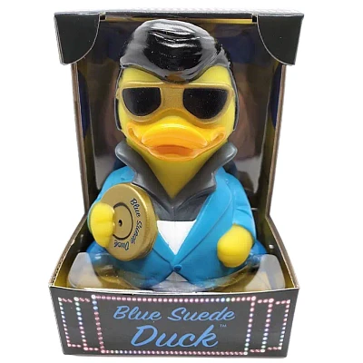 Blue Suede Duck Rubber Duck