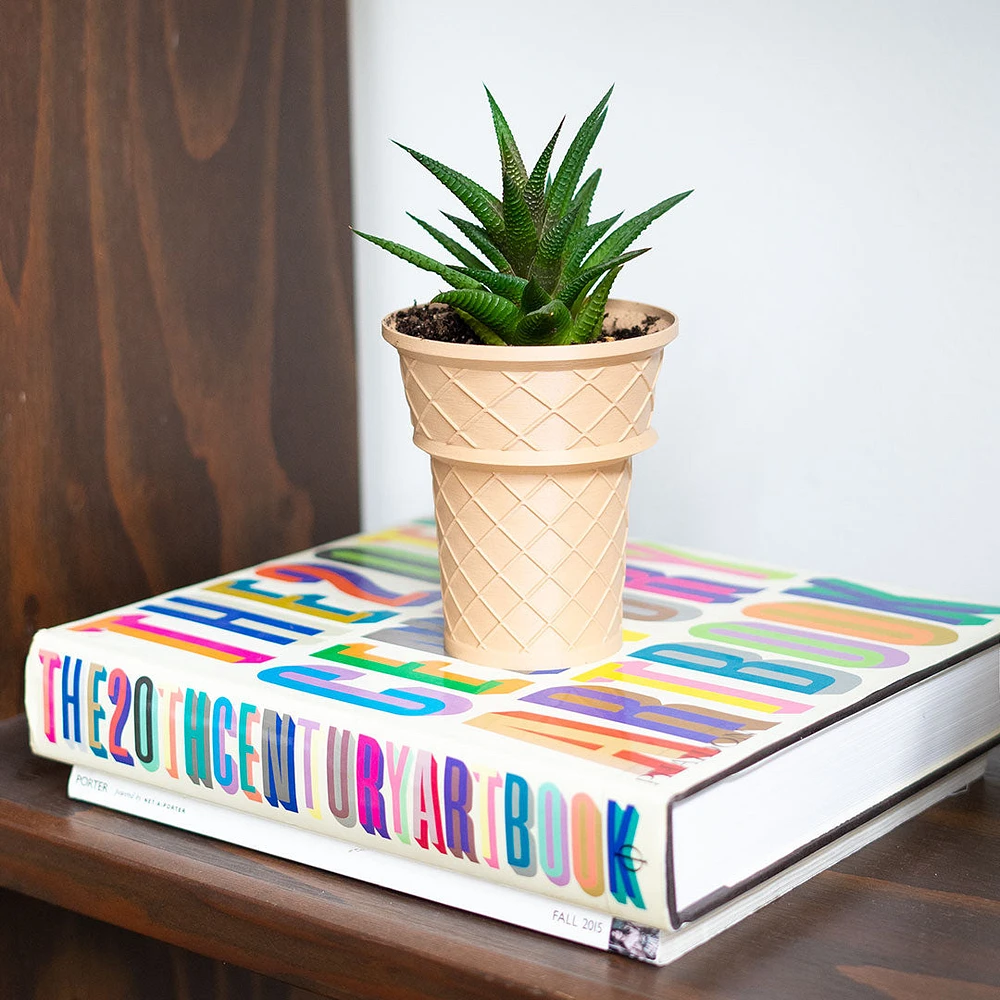 Ice Cream Cone Planter