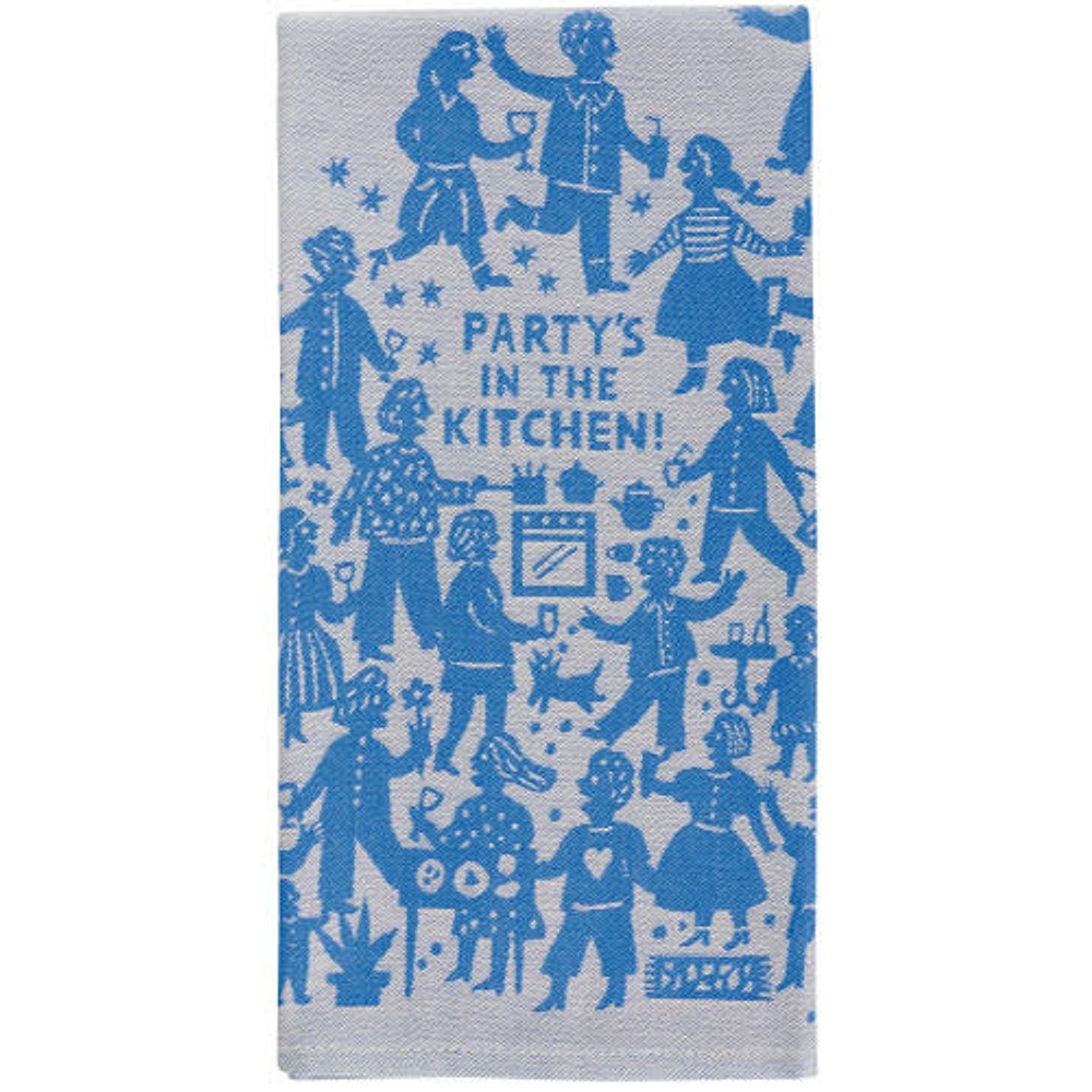 Party In The Kitchen Dish Towel