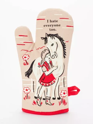 I Hate Everyone Too Oven Mitt