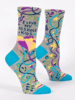 Love My Asshole Kids Crew Socks