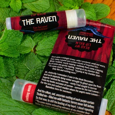 Read My Lips Poes Raven Lip Balm