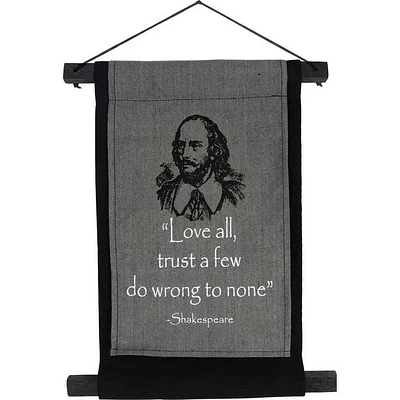 Shakespeare Cotton Banner