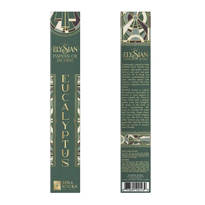 Eucalyptus Elysian Essential Oil Incense Sticks