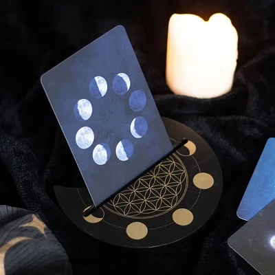 Crescent Moon Tarot Stand