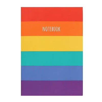 Rainbow A5 Notebook - 200 Lined Pages