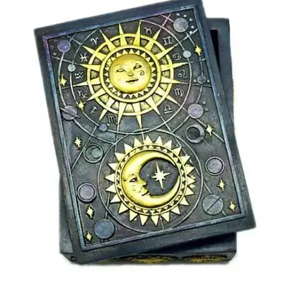 Sun and Moon Tarot Card Storage Box