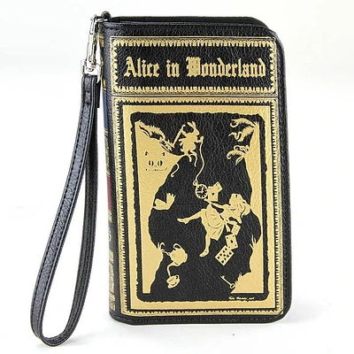 Alice In Wonderland Wallet - Black