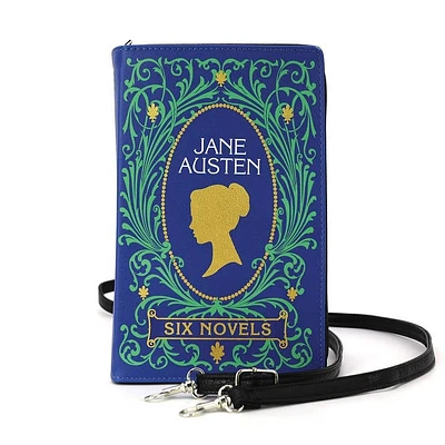 Jane Austen Novels Book Clutch