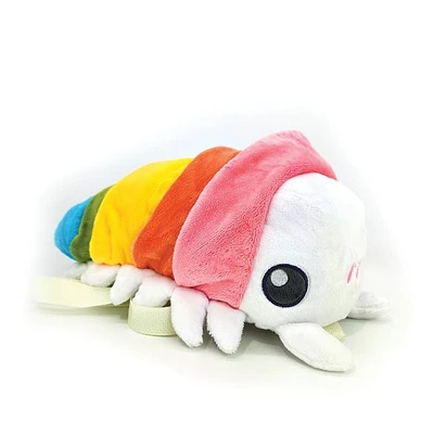 Rainbow Roly Poly Plush Backpack