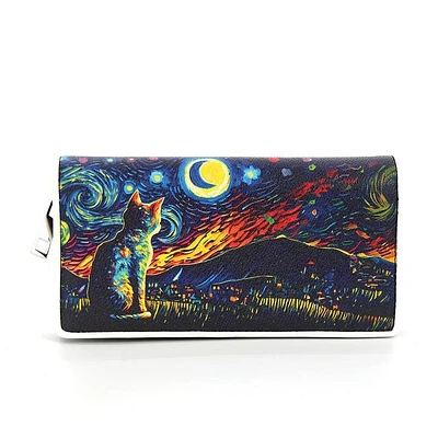 Van Gogh Cat Wallet