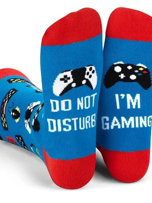 Do Not Disturb I'm Gaming Socks