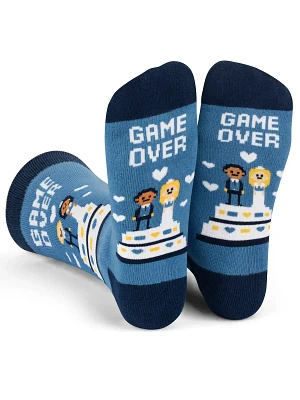 Game Over Wedding Socks