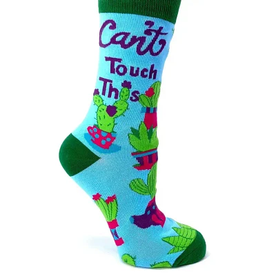 Can't Touch This Cactus Crew Socks