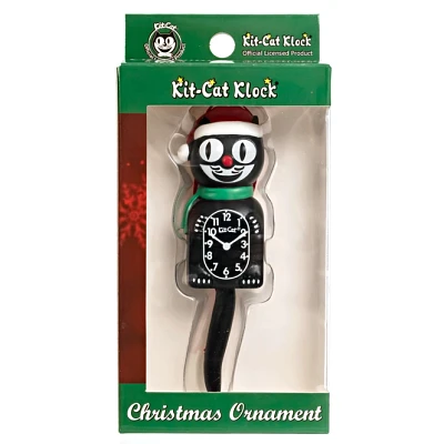 Kit-Cat Klock Christmas Ornament - Santa Hat