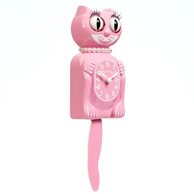 Pink Satin Miss Kitty-Cat Klock