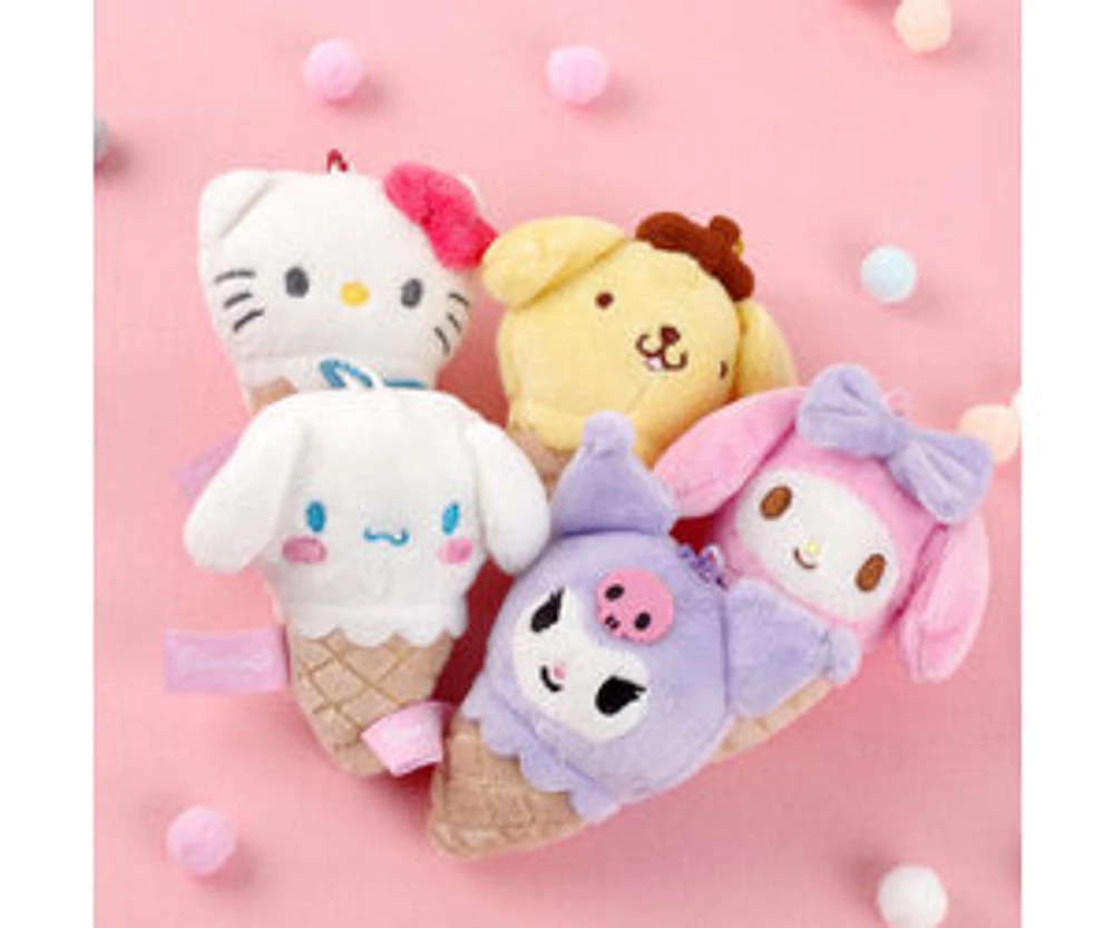 Sanrio Ice Cream Plush Keychain My Melody