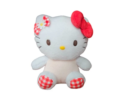 Sanrio Flower Check Hello Kitty 10"