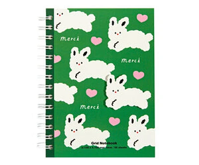 Artbox Rabbit Savari Spring Notebook