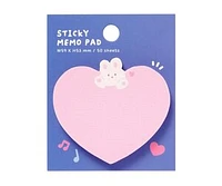 Artbox Sticky Notes Rabbit Heart Domsong