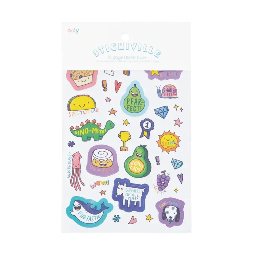 Ooly Stickiville Cute Expressions Sticker Book