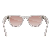 Ray-Ban Meta Smart Glasses Skyler Cinnamon Pink Lens