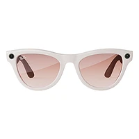 Ray-Ban Meta Smart Glasses Skyler Cinnamon Pink Lens