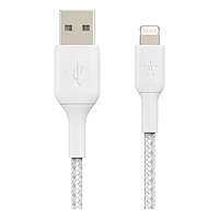 Belkin BoostCharge Braided USB-A to Lightning Cable, 1m