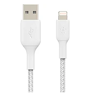 Belkin BoostCharge Braided USB-A to Lightning Cable, 1m