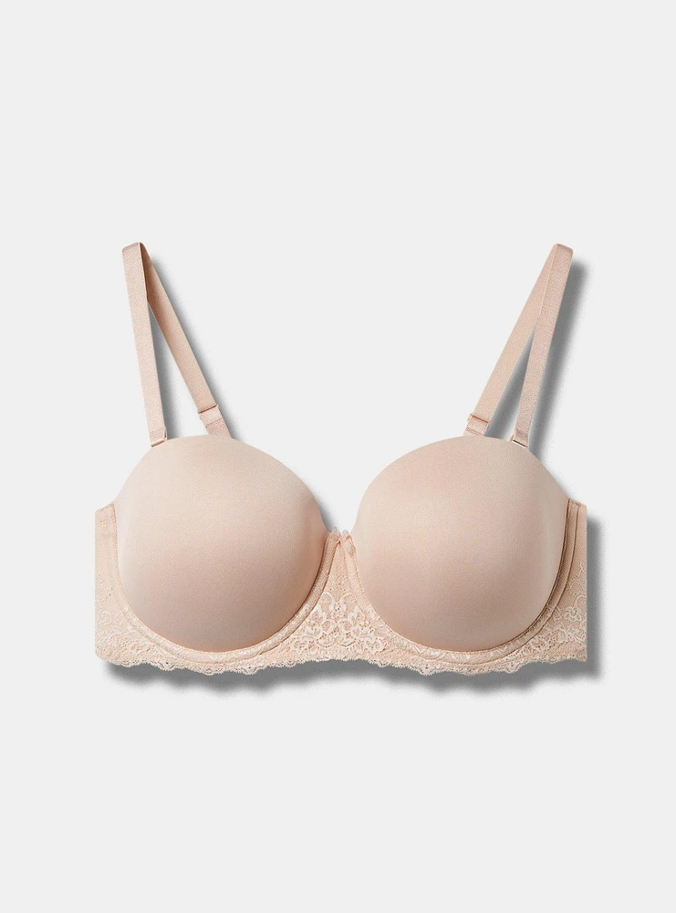 Strapless Lightly Lined Emma Lace Straight Back Bra