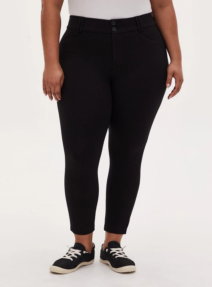 Ankle Skinny Studio Luxe Ponte Mid-Rise Pant