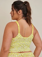 Unlined Lace Crop Bralette