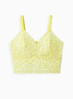 Unlined Lace Crop Bralette