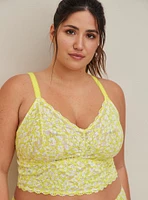 Unlined Lace Crop Bralette