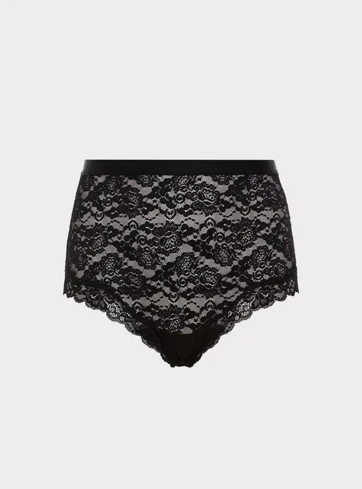 Lace High-Rise Cheeky Panty