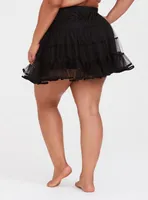 Black Mini Petticoat