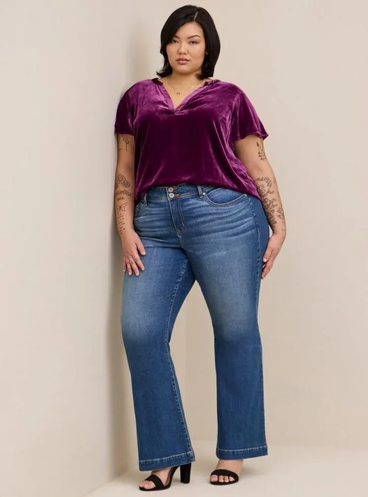 Jeans for Women Women Flare Pants Vintage Streetwear Mid Waist