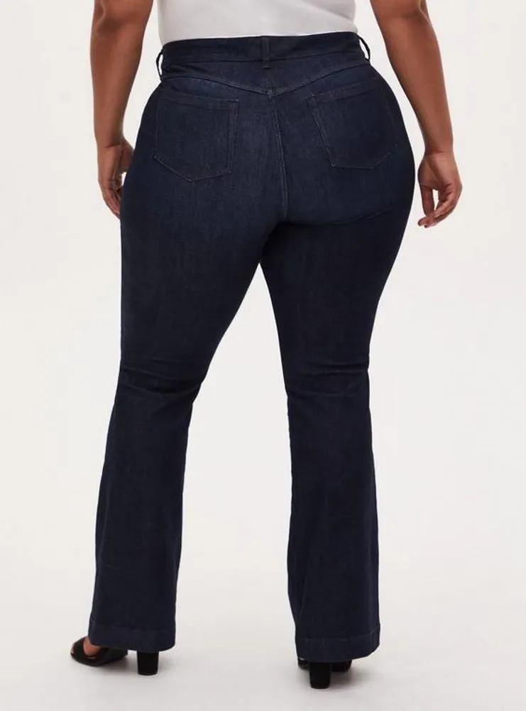 Flare Vintage Stretch Mid-Rise Jean