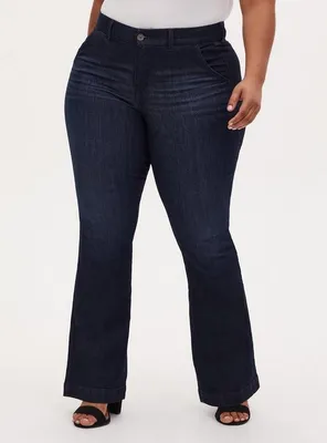 Flare Vintage Stretch Mid-Rise Jean