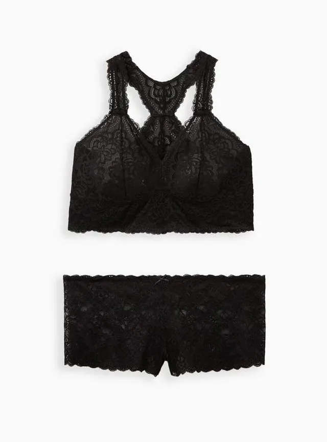 Silky Smooth Lace Racerback Bralette