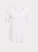 Favorite V-Neck Tunic Tee