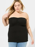 Foxy Strapless Ruched-Front Tube Top