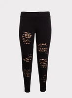 Full Length Signature Waist Split Backed Legging