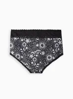 Cotton Mid-Rise Brief Lace Trim Panty