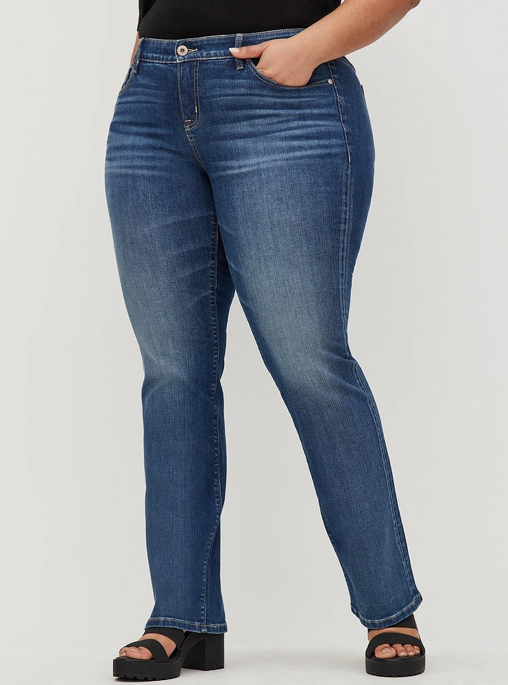 Perfect Slim Boot Vintage Stretch Mid-Rise Jean