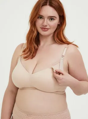 Nursing Wire-Free Lightly Lined Smooth 360° Back Smoothing™ Bra