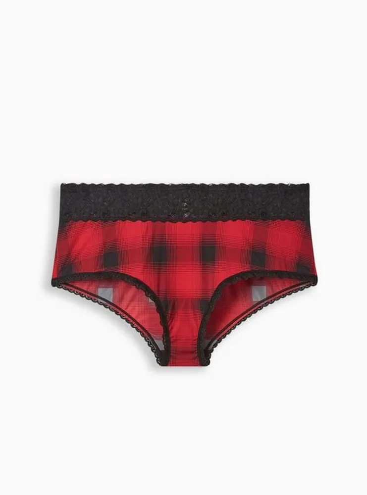 Second Skin Mid-Rise Cheeky Lace Trim Panty