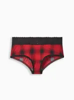 Second Skin Mid-Rise Cheeky Lace Trim Panty