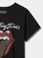 Classic Fit Tee - The Rolling Stones Black & Leopard