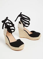 Ankle Wrap Espadrille Wedge (WW